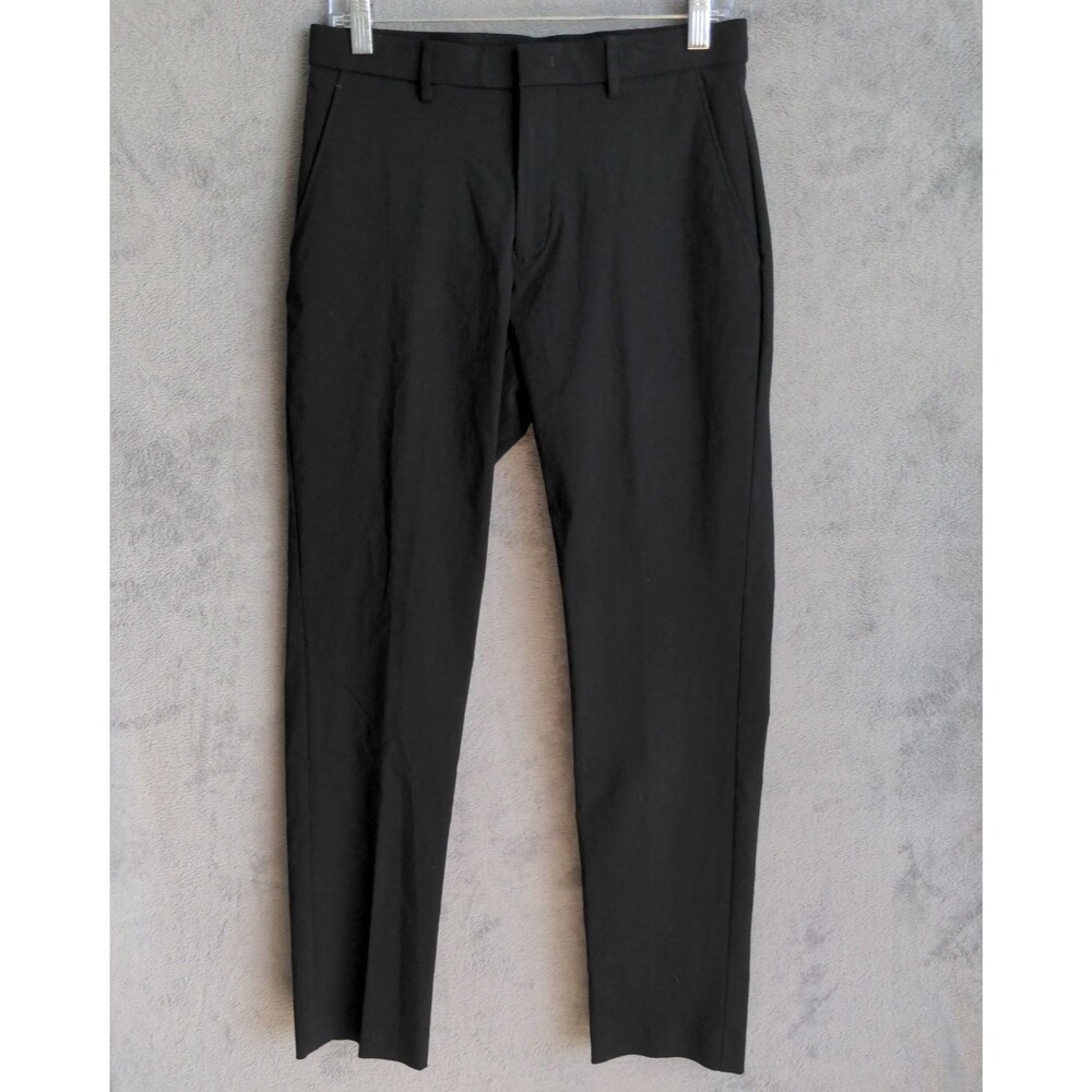NWT Tommy Hilfiger TH Flex Dress Pants Mens 30x32 Black Stretch Flat Front Chino